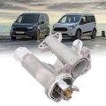 Thermostat Housing Assembly Metal Engine Coolant Integrated Replacement For Escape Connect 1 6l Turbocharged With Bm5z8592b