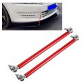 Front Splitter Support Rods 1 Pair 20cm Car Bumper Bar Strut Modification Rod Red