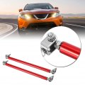 Front Splitter Support Rods 1 Pair 20cm Car Bumper Bar Strut Modification Rod Red