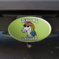 Graphics More Trust Me I M A Unicorn Funny Humor Oval Tow Trailer Hitch Cover Plug Insert