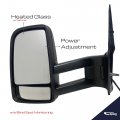 Spieg Long Arm Driver Side Mirror Replacement For Sprinter 2007-2018 Power Adjusted Heated W Turn Signal Light 6pin Left
