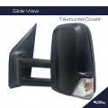Spieg Long Arm Driver Side Mirror Replacement For Sprinter 2007-2018 Power Adjusted Heated W Turn Signal Light 6pin Left