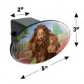 Wizard Of Oz Lion Character Oval Tow Trailer Hitch Cover Plug Insert