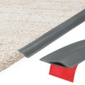 2 Pcs 3 28ft X 1 18 0 22 Carpet To Tile Transition Strip Self-adhesive Edge Tpe Gap Cover Laminate Trim For Uneven Surfaces 