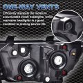 G-plus Headlights Assembly Compatible With 2007-2013 Toyota Tundra 2008-2017 Sequoia Bumper Headlamp Cleara Lensa Chrome