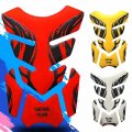 Motorcycle Stickers Self-adhesive Emblem 3d Fish Bone Red
