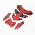 Motorcycle Stickers Self-adhesive Emblem 3d Fish Bone Red
