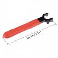 Uxcell Collet Chuck Wrench Spanner For Er20m Clamping Nut Milling Machine Lathe Holder Tool With Red Non-slip Handle 2pcs