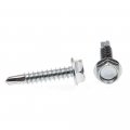 Prime-line Sheet Metal Screws Self-drilling Indented Hex Washer Head 10 50 Pack