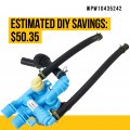 Wpw10435242 W10435242 Water Inlet Valve Compatible Maytag Whirlpool Washer Replaces Ap6021375 Ps11754698 Easy Home Improvement
