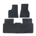 Velour Floor Mats For Tesla Model S 2012 2020 Custom Fit Front And Rear Black Carpet Liners Anti Slip All Season Full Set 3 