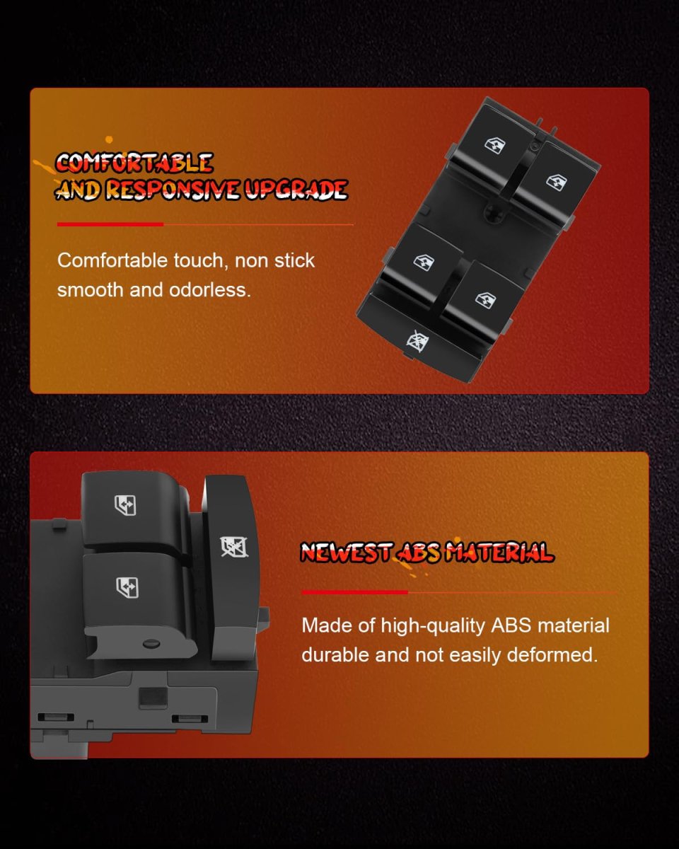 Driver Side Master Power Window Switch For Chevrolet Sonic 2012 2018 And Trax 2015 2019 Replace 95188244 95460072 Front Left