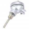 Rtd Pt100 Temperature Sensor Probe Stainless Steel Thermocouple Terminal Head With 1 2 Npt Thread 50mm