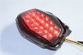Httmt Mt304- Led Tail Light Brake Turn Signals Compatible With Kawasak Ninja Zx250r 2008 2009 2010 Smoke