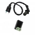 New Cdi Box Ignition Coil Spark Plug Wire For 2000 2001 2002 2003 Honda Xr 50 Xr50