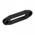 Astra Depot Anodized Black 6 Bolt 152mm Cnc 6061 Aluminum Hawse Fairlead For Synthetic Winch Rope Cable 3500lbs To 5500lbs
