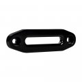 Astra Depot Anodized Black 6 Bolt 152mm Cnc 6061 Aluminum Hawse Fairlead For Synthetic Winch Rope Cable 3500lbs To 5500lbs