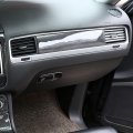 Yiwang Car Center Console Panel Trim Soft Carbon Fiber Passenger Decoration For Volkswagen Touareg 2016-2018