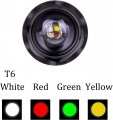Modoao 4 In 1 Multicolor Flashlight With Red Green White Blue Light Color Tactical Ipx8 Waterproof Magnetic Torchesi 9 Modes