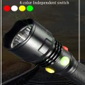 Modoao 4 In 1 Multicolor Flashlight With Red Green White Blue Light Color Tactical Ipx8 Waterproof Magnetic Torchesi 9 Modes