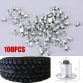 Tire Stud Screw Qiilu 100pcs 6 5mm 0 26 Wheel Tyre Screws Snow Spikes For Bike Car Motorcycle Atv Shoes