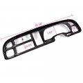Dash Pad Cover Bezel For 1998-2002 Dodge Ram Pickup Black Instrument Panel Gray Board