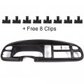 Dash Pad Cover Bezel For 1998-2002 Dodge Ram Pickup Black Instrument Panel Gray Board