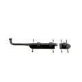 Black Iron Slide Bolt Latch 9 In Colonial Ball Tip Style Door Lock With Mounting Hardware Rust Resistant Powder Coat Finish For 