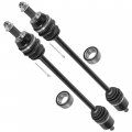 Caltric Front Left And Right Cv Joint Axle Ccompatible With Polaris Rzr 4 Xp 900 2012 2013 Bearing