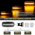 Vipmotoz Amber Full Led Side Indicator Light Front Turn Signal Blinker Lamp Replacement For Audi A4 S4 A6 A8 Allroad Tt Quattro