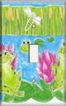 Decorative Light Switch Plate Cover Froggy Bog 