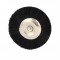 Uxcell 2 35mm Round Shank T Shaped Bristle Polishing Brush Wheel Buffing Tool Black 15pcs