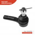 A-premium Set Of 8 Front Lower Ball Joint Inner Outer Tie Rod End Adjusting Sleeve Compatible With Nissan Frontier 1998 1999
