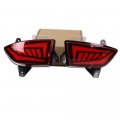 July King Car Rear Bumber Led Scanning Night Driving Light Brake Streamer Turn Signals For Honda Polit 2019 2020 2021