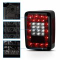 Amerilite Smoke Led Tail Lights For Jeep Wrangler Passenger And Driver Side Pair