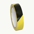 Jvcc Hz-8 Hazard Warning Tape 3 4 In X 18 Yds Black With Yellow Stripes 