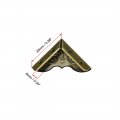 Uxcell Metal Book Corner Protectors Edge Cover Guard 25 X 5mm Bronze Tone 50pcs