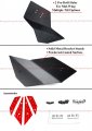 M Style White Gt Trunk Spoiler Wing Compatible With 2017-2021 Honda Civic Fk4 Fk7 Fk8 5 Door Hatchback Type-r