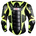 Perrini Green Ce Approved Full Body Armor Motorcycle Jacket Night Visibility Xxl 