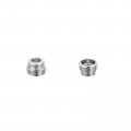 Uxcell Faucet Adapter 2pcs M26mmx9 5mm Male Thread To M22mmx5 Brass Tap Aerator Connector For Kitchen Bathroom Sink