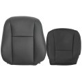 Driver Perforated Leather Bottom Top Seat Cover Black For Lexus Ls460 L Ls600h 2007 2008 2009 2010 2011 2012 La20 Or Lb20 