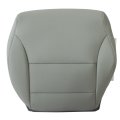 Front Driver Side Bottom Leather Seat Cover Gray For Honda Civic 2012 2013 2014 2015 Microfiber Replacement Fits Power And 
