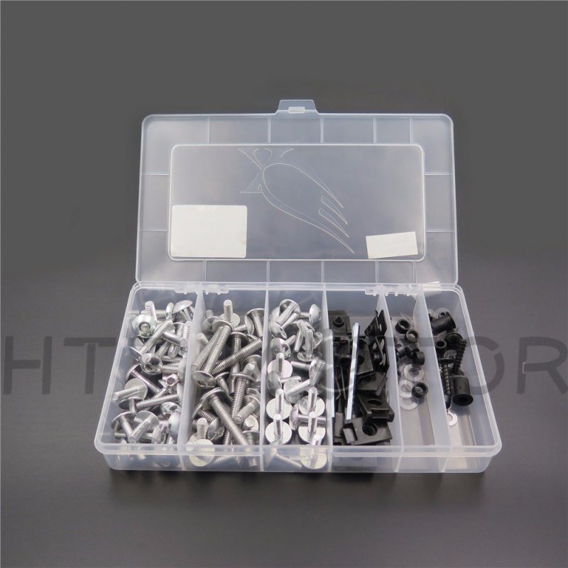 Complete Fairing Bolts Screws Fasteners Kit For Yzf 1000 R1 600 R6 Silver Billet Aluminum Motorcycle Bolt Set