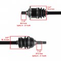 Caltric Front Rear Right Left Cv Joint Axle Compatible With Arctic Cat 1502-530 0402-987