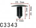 Autobahn88 Fender Liner Splash Shield Clip Compatible With Gm Oem 24501057 Pack Of 20