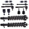 Stabilizer Bar Link Kit Front Strut Spring Assembly Tie Rod End Ball Joint Suspension Parts Fits 1992 1993 1994 1995 For Honda 