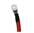 1 0 Awg Gauge Single Red 18 Inches W 5 16 3 8 Lugs Pure Copper Powerflex Battery Inverter Cables For Solar Rv Auto Marine Car 