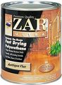 Zar 33912 Antique Flat Ultra Fast Drying Polyurethane Qt Clear 