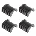 Labwork 4pcs Rear Steering Post Bushing Replacement For Polaris Ranger 800 4x4 6x6 Efi 2010 2011 2012 Black