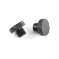 Kiwav Mirror Hole Plugs Block-offs Cover Caps Bolts Screws M10 X 1 25 Pitch Standard Thread Black Aluminum Cnc For Metric 